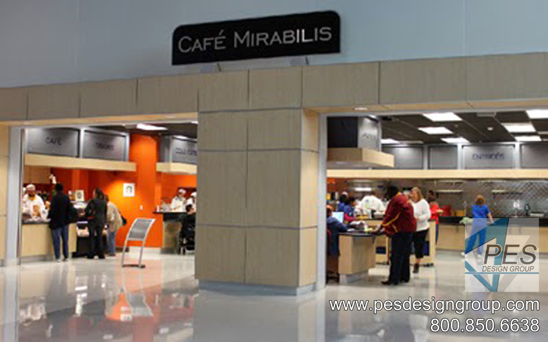 A view of the Cafe Mirabilis food court at Manatee Technical College in Bradenton Florida.