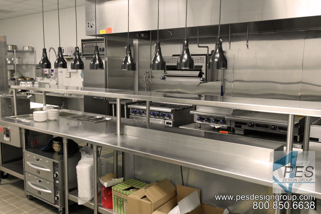 A look at The Whetstone restaurant kitchen. The Whetstone is the fine dining area of the culinary arts training facility of Manatee Technical College in Bradenton, Florida.